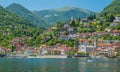 Argegno, idyllic village on Lake Como, Lombardy, Italy. Royalty Free Stock Photo