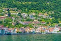 Argegno village and lake Como in Italy Royalty Free Stock Photo