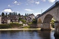 Argentat in the Dordogne Royalty Free Stock Photo