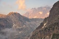 Argentera peak, Maritime Alps, Italy Royalty Free Stock Photo