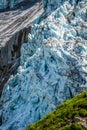 Argentiere Glacier in Chamonix Alps, Mont Blanc Massif, France. Royalty Free Stock Photo