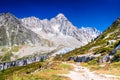 Argentiere Glacier in Mont Blanc, France