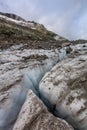 Argentiere Glacier. Mont Blanc, France