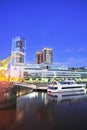 Argentina, Buenos Aires, modern city of Puerto Madero with skyscrapers, offices and luxury hotel Royalty Free Stock Photo