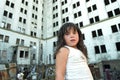 Pure poverty for Argentinian girl in slum Royalty Free Stock Photo