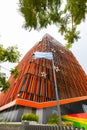 Argentina Cordoba orange tower architectural details