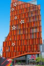 Argentina Cordoba orange tower outdoor architectural details