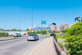 Argentina Cordoba urban man sculpture in the roundabout of Arenales avenue