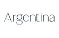 argentina country lettering