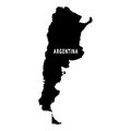 Argentina country map