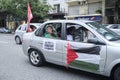 Argentina, demonstration in solidarity with Palestine, against Israel attack Royalty Free Stock Photo