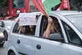 Argentina, demonstration in solidarity with Palestine, against Israel attack Royalty Free Stock Photo