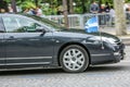 Argentina Diplomatic car during Military parade (Defile) in Republic Day (Bastille Day). Champs Ely