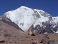 Argentina - Famous peaks of the Andes - Mercedario Royalty Free Stock Photo