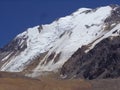 Argentina - Famous peaks of the Andes - Mercedario Royalty Free Stock Photo