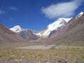 Argentina - Famous peaks of the Andes - Mercedario Royalty Free Stock Photo