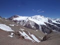 Argentina - Famous peaks - Hiking in Cantral Andes - Peaks around us Royalty Free Stock Photo