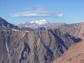 Argentina - Famous peaks - Hiking in Cantral Andes - Cerro Ansilta Royalty Free Stock Photo