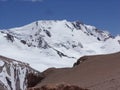 Argentina - Famous peaks - Hiking in Cantral Andes - Peaks around us - La Messa Royalty Free Stock Photo