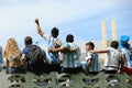 Argentina fans on Miami Beach