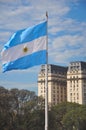 Argentina Flag: Buenos Aires, Argentina. Travel, Trip, South America