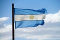 Argentina flag Royalty Free Stock Photo