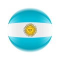 Argentina flag icon in the Royalty Free Stock Photo