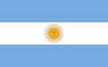 Argentina flag. Icon of national of argentina with sol de may. Argentinian blue white flag with emblem of god sun of inca. Royalty Free Stock Photo
