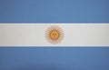 argentina flag on the wall as a background Royalty Free Stock Photo