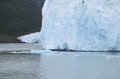 Argentina. Glacier, icebergs and mountain. Patagonia.