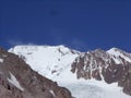 Argentina - Famous peaks - Hiking in Cantral Andes - La Messa Royalty Free Stock Photo
