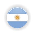 Argentina icon circle Royalty Free Stock Photo