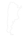 Argentina map - Argentine Republic, country in South America