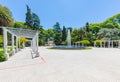 Argentina Mendoza Italy colonnades and fountain