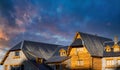 Argentina, Patagonia, Bariloche lake shore of Nahuel Huapi lake close to historic city center Royalty Free Stock Photo