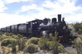 Argentina, Patagonia, Chubut Province - April 14, 2018: Old Patagonian Express La Trochita steam locomotive train