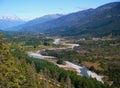 Argentina patagonia landscape river mountains el bolson