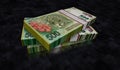 Argentina Peso money banknotes pack illustration