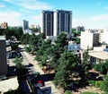 Argentina province of Neuquen panoramic view of the city,