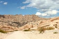 Argentina, province of Salta, region of Cafayate. Grey mountains in the desert.