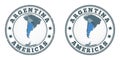 Argentina round logos.