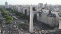 buenos aires argentina obelisk and 9 july avenue air viux