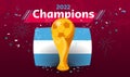 Argentina team - winner soccer championship 2022