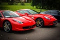 Ferrari car meeting, Italian supercars in Buenos Aires.