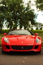 Ferrari 599 GTB Fiorano frontal picture. Royalty Free Stock Photo