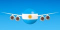 Argentine airlines and flying`s, flights to Argentina concept. 3