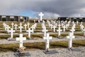 Argentine Cemetery. Darwin, Falkland Islands. Royalty Free Stock Photo