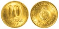 10 argentine centavos coin