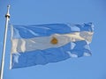 Argentine flag Royalty Free Stock Photo