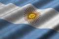 Argentine Flag Royalty Free Stock Photo